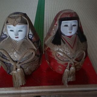 夫婦だるま　日本人形