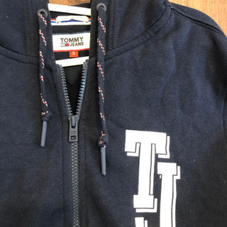 【ネイビー】トミージーンズ製ジップアップパーカーの画像