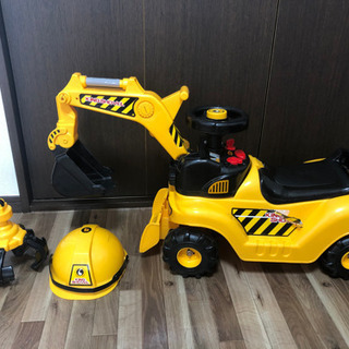 お話し中☆乗用玩具　キングショベル　無料