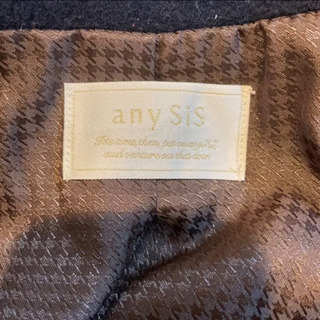 anySiS フード付きチェスターコートの画像