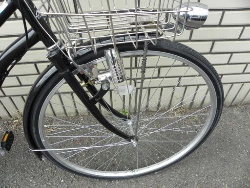 シティサイクル】27インチ黒ブラック (サイクル:TADA) 南摂津の