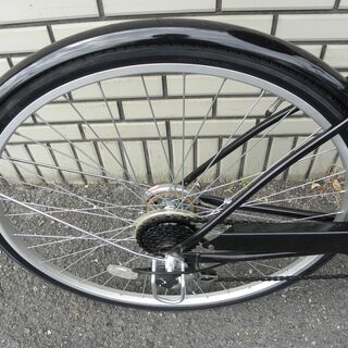 シティサイクル】27インチ黒ブラック (サイクル:TADA) 南摂津の