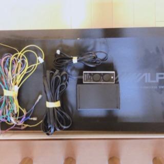 ALPINE  SWE-2200  サブウーファー   ウーハー