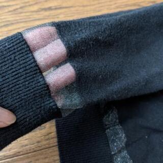 COMME CA ISM　黒サマーセーターの画像