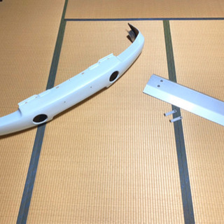 ジムニーJB23 TANIGUCHI フロントバンパーとスキットプレートのセット ジムニー タニグチ FRPバンパー用アルミスキッドプレート
