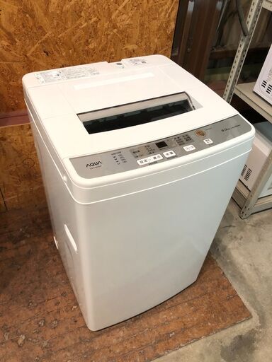 【動作保証60日間あり】AQUA 2020年 AQW-S60H 6.0kg 洗濯機【管理KRS322】