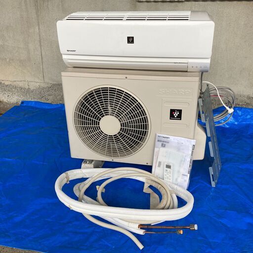美品 SHARP シャープ エアコン 14畳用 冷房～17畳 4.0kW 除湿 内部乾燥 快適気流 2018年製 クーラー AY-H40TD