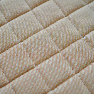 【新品・未使用】キルティングラグ 185×185cmの画像