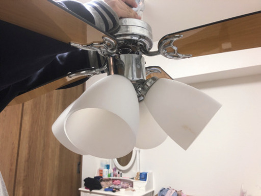 カッコイイ　オシャレ　照明　ファン付き　リモコン付き