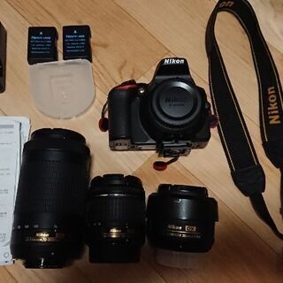 【値下げしました！】nikon d5600 ダブルレンズ＋単焦点...