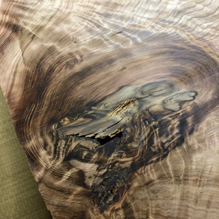 値下げ☆ 大特価 幅広 貴重 200cm×79cm〜89cm 天然 無垢 一枚板ダイニングテーブル 近場お届け無料☆の画像