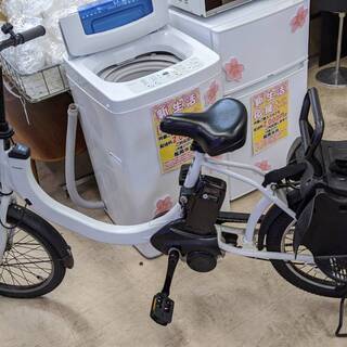 😆美品✨Panasonic 20インチ電動アシスト自転車🚲🎉リヤ...