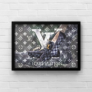 105 Louis Vuittonルイ・ヴィトンオマージュアートポスター(フレーム付き)の画像