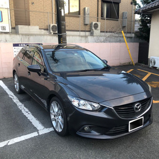 MAZDA アテンザワゴン　85000キロ　車検付き　財布に優し...