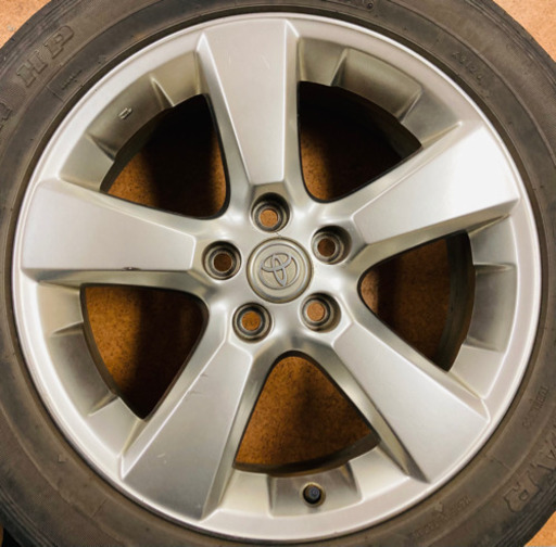 ★最終値下げ★ トヨタ 30ハリアー 7JJ 114.3 +35 グッドイヤー ラングラー 235/55R18 4本