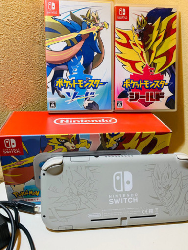 nintendo switch light ザマセンダザシアン　中古品