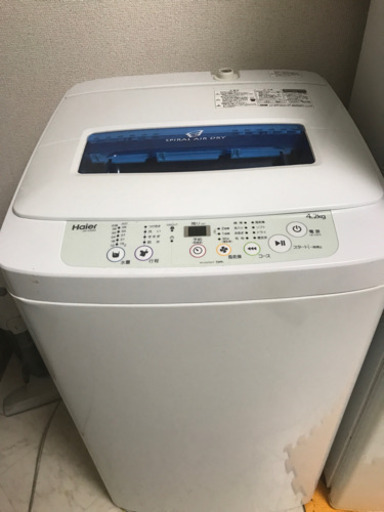 2018年製の洗濯機