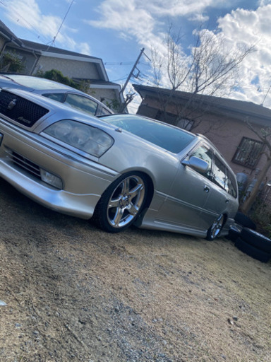 16アリスト　純正メッキホイール　17インチ　バリ溝　オプション