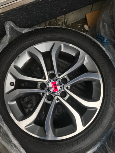 １７インチアルミホイール　４本タイヤ付き　ベンツ　ヤナセ