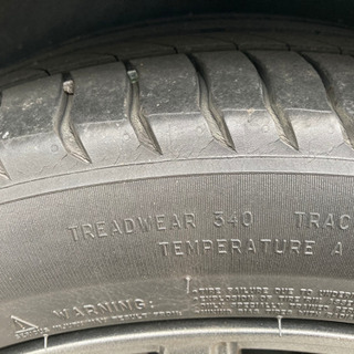 【決定済み】17インチアルミホイール・ミシュランタイヤ4本【受渡日指定】の画像