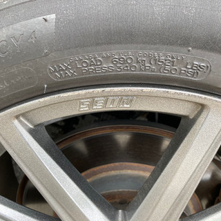 【決定済み】17インチアルミホイール・ミシュランタイヤ4本【受渡日指定】の画像