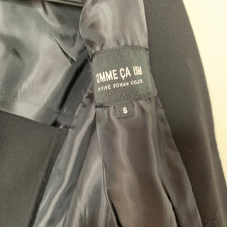 コムサイズム　スーツジャケット　黒　Sの画像