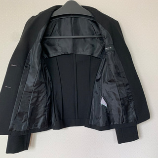 コムサイズム　スーツジャケット　黒　Sの画像