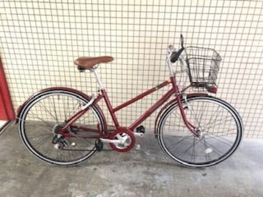 《ご予約》26インチ自転車 6段変速 オートライト ブリヂストン MARK ROSA 鍵1本