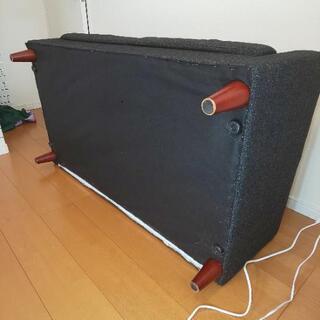 決まりました！ソファー  2人用  ダークグレー(ブラックに近いです)の画像