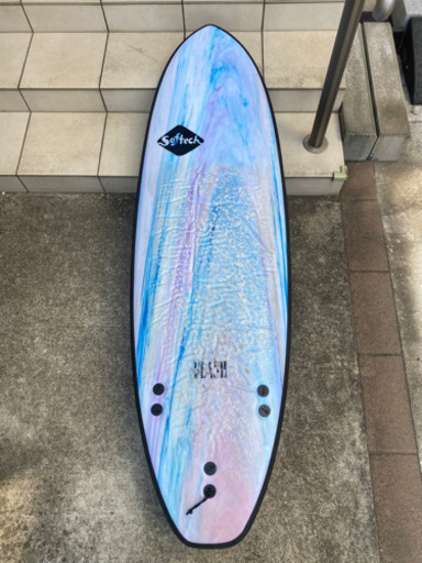 Softeckサーフボード ソフトボード 5'7【手渡限定】