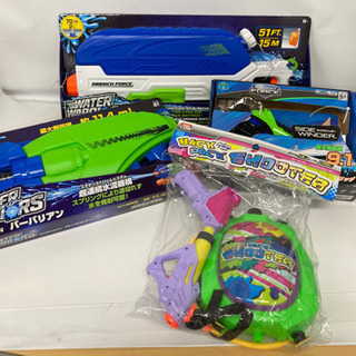 【夏だ🌻海だ🌊川だ👒プールだ〜🏊‍♂️】水遊び 水鉄砲 4個セット  