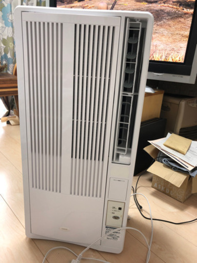 決まりました！更にお値下げ致しました【美品】コイズミ 窓用エアコン ホワイト KAW-1602/W