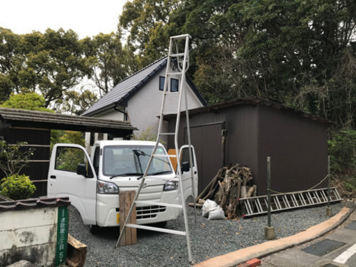 剪定用アルミ製三脚