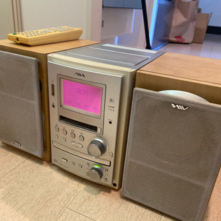 CD、MD、カセットコンポ