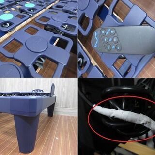 ss1269　テンピュール　電動リクライニングベッド　スーパーフレックス2000　TEMPUR　SUPERFLEX　フレーム　ネイビー　紺　シングルベッド　寝具　リモコン付き　アジャスタブル　シンプル機能 ゼロジー® スーペリア | 電動リクライニングベッド