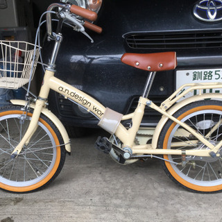 自転車　子供用　16インチ　a.n.desing.works