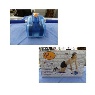 お値下げ！腹筋ローラー エクササイズローラー四輪腹部ホイール ABローラー  西岡店の画像