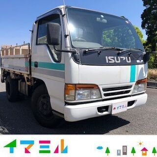 鹿児島市より！H8　いすゞ　エルフ平ボディ垂直ゲート付き！格安！