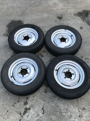 【商談成立いたしました。】ジムニー　中古　スチールホイールタイヤセット　4本