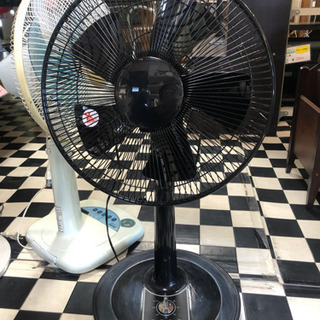 【リサイクルショップ八光　田上店】リビング扇風機 HKS-102BK (ブラック) 30cm5枚羽根 ヒロ・コーポレーションの画像