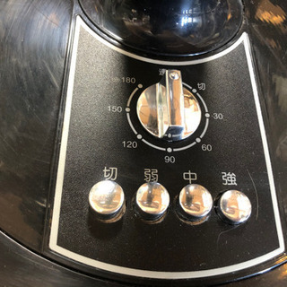 【リサイクルショップ八光　田上店】リビング扇風機 HKS-102BK (ブラック) 30cm5枚羽根 ヒロ・コーポレーションの画像