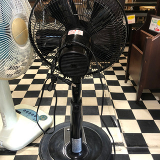 【リサイクルショップ八光　田上店】リビング扇風機 HKS-102BK (ブラック) 30cm5枚羽根 ヒロ・コーポレーションの画像