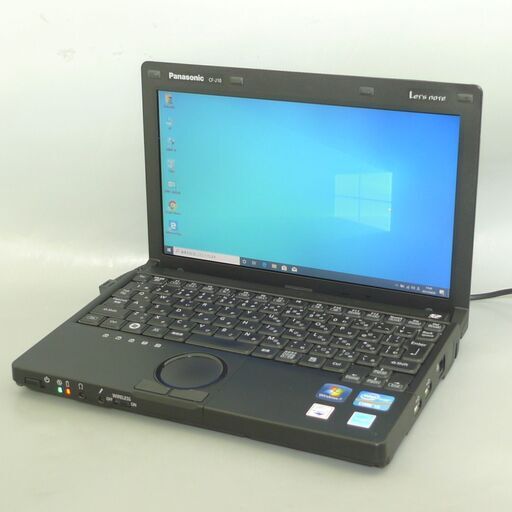 送料無料 軽量モバイル ノートパソコン 中古良品 10.1型 Panasonic CF-J10VYAHR 第2世代Core i3 4GB 640GB 無線 Windows10 LibreOffice
