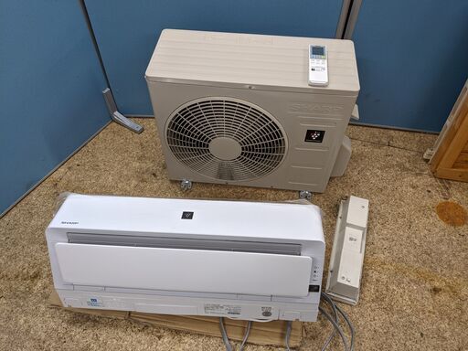 SHARP シャープ ルームエアコン 2019年製 AY-J22H-W/AU-J22HY 冷房・暖房