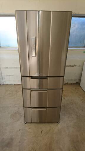 【売約済】MITSUBISHI 三菱 冷蔵庫 6ドア 501L・フレンチドア 動作品 2008年製 MR-E50P-T1