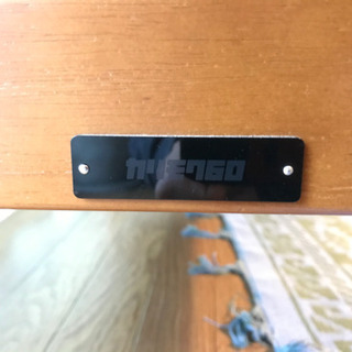 【美品】カリモク60 2シーターKチェア　タープグリーンの画像