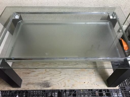 NITORI ニトリ ダイニングテーブル ガラステーブル （DT NEW YORK3 HSLA12-1） オフィス 応接 幅150cm