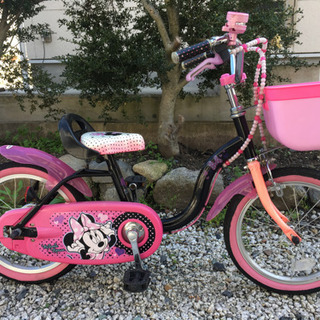 218.ディズニー女の子自転車16インチ