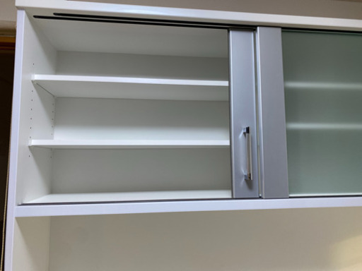 美品　ニトリ　カップボード　食器棚　ブラック