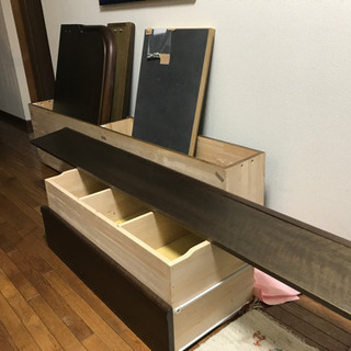 シモンズ　シングルベッド　木枠のみ　マットレスなし